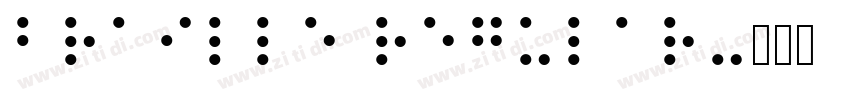 Braille Regular字体转换